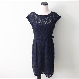 Nanette Lepore navy sheath dress